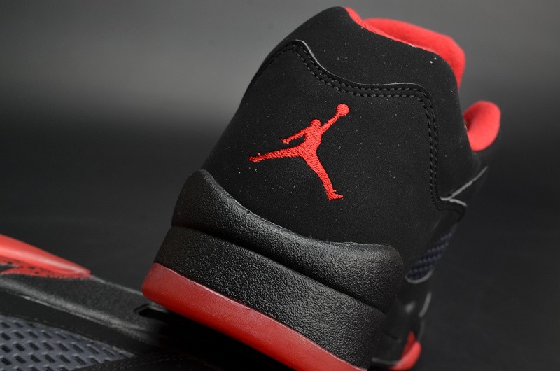 Air Jordan 5 Retro Low “Alternate 90” black/ red mens 819171-001