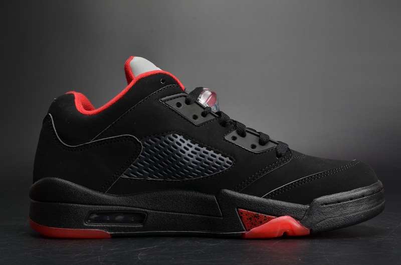 Air Jordan 5 Retro Low “Alternate 90” black/ red mens 819171-001