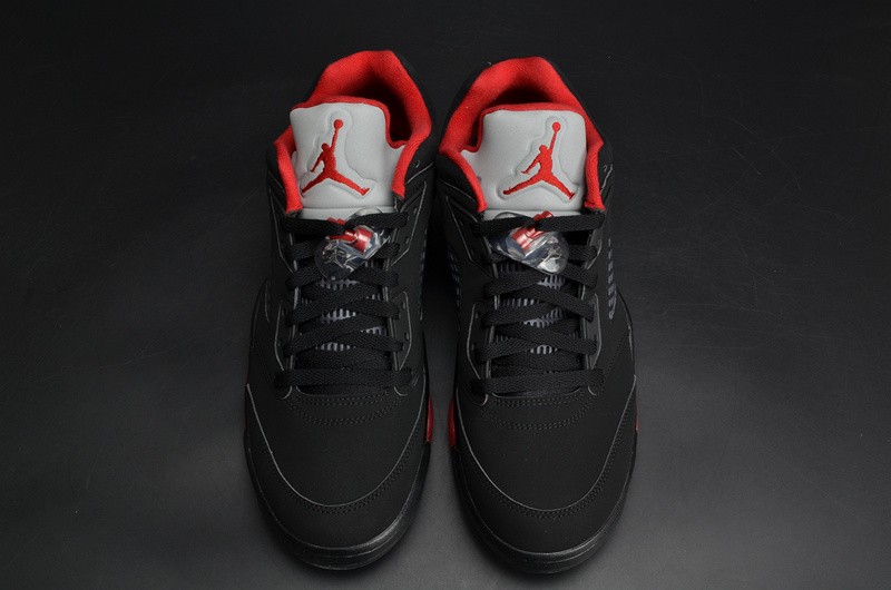 Air Jordan 5 Retro Low “Alternate 90” black/ red mens 819171-001