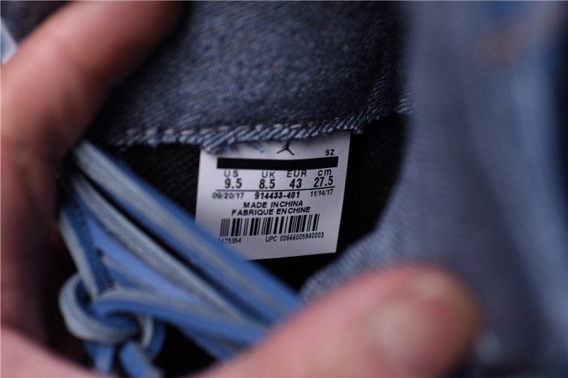 Air Jordan 11 Retro Denim/Sail-Game Red 914433-401