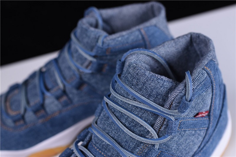 Air Jordan 11 Retro Denim/Sail-Game Red 914433-401
