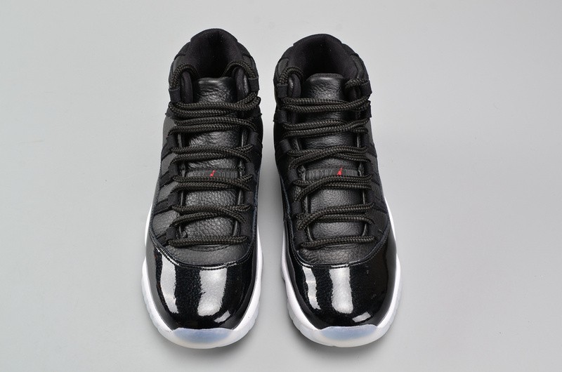 AIR JORDAN 11 RETRO BG (GS) "72-10" black womens 378038-002