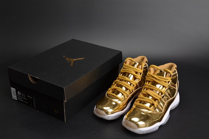 AIR JORDAN 11 RETRO P1NNACLE GOLD womens 378038-103