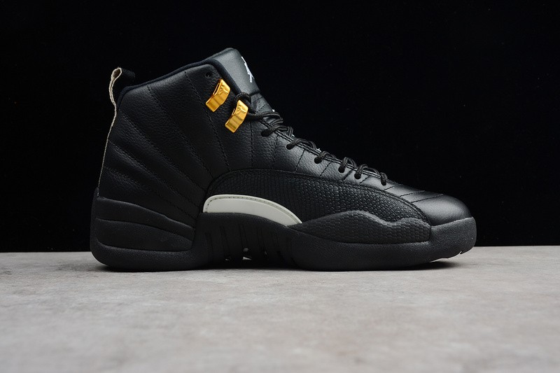 AIR JORDAN 12 “THE MASTER” Black/Rattan-White-Metallic Gold mens 130690-013