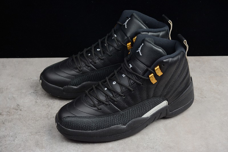 AIR JORDAN 12 “THE MASTER” Black/Rattan-White-Metallic Gold mens 130690-013