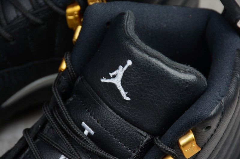 AIR JORDAN 12 “THE MASTER” Black/Rattan-White-Metallic Gold mens 130690-013