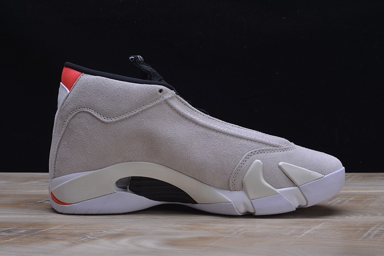 AIR JORDAN 14 RETRO "DESERT SAND" black/ white  487471-021