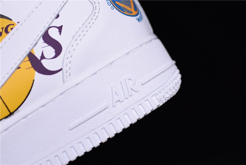 S*p*e X Nike Air Force 1 Mid NBA Teams White Aq8017-100