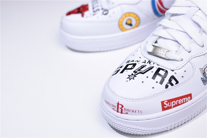 S*p*e X Nike Air Force 1 Mid NBA Teams White Aq8017-100