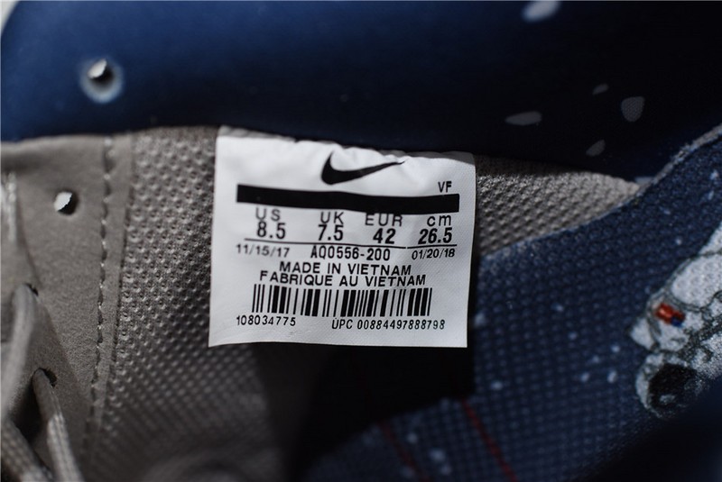 Nike Air Force 1 Low Moon Landing Particle Indigo Tan Blue Red AQ0556 200