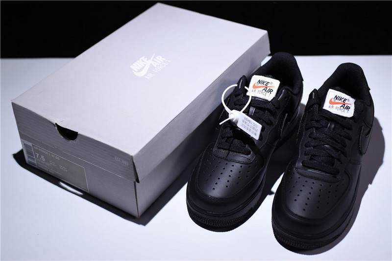 Nike Air Force 1 Velcro Swoosh Pack Black  AH8462-002