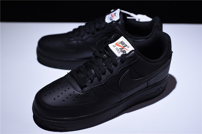 Nike Air Force 1 Velcro Swoosh Pack Black  AH8462-002