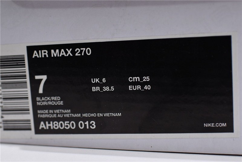Nike  Air Max 270“Bred” AH8050-013