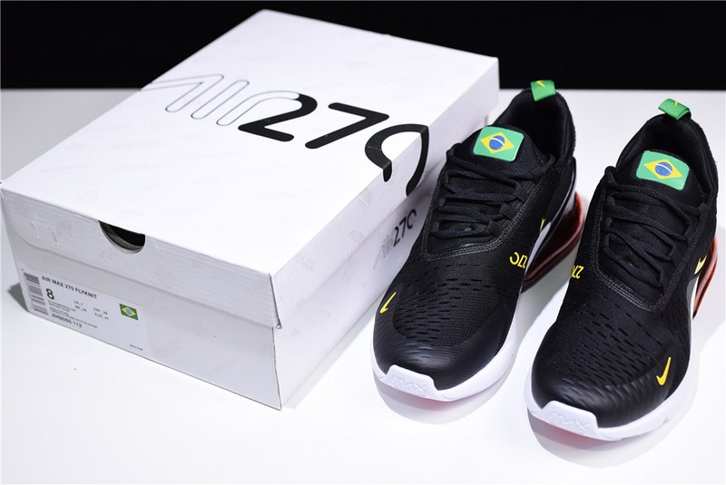 Nike Air Max 270 “FIFA World Cup” Brazil Black Green Yellow AH8050-112