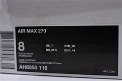 Nike Air Max 270 Mens Casual Shoes Black/Anthracite/White ah8050-116