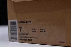 Off-White x Nike Air Max 270 Triple White AA8058 100