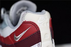 NIKE Air Max 95 Essential Mens White-Grey-Red Running Shoes  749766 103