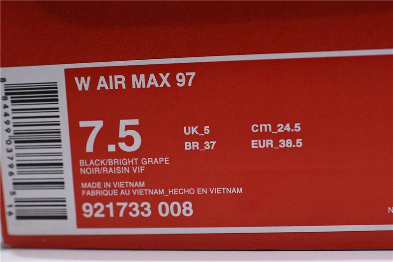 Nike Air Max 97 Black Grape 921733-008