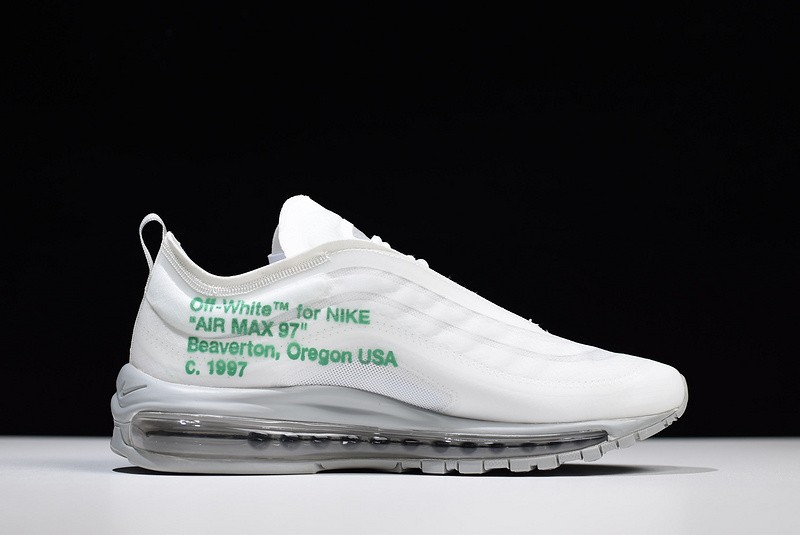 Off White X Air Max 97 white-mint green AJ4585 101