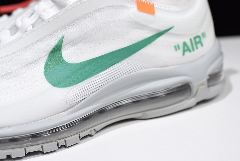 Off White X Air Max 97 white-mint green AJ4585 101