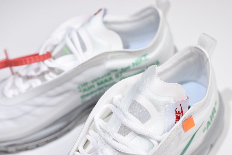 Off White X Air Max 97 white-mint green AJ4585 101