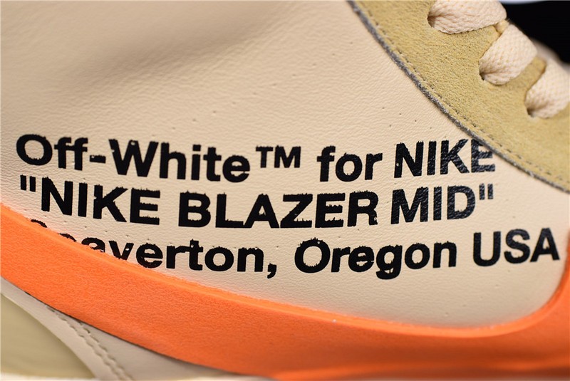 Off-White Nike Blazer Studio Mid Pale Vanilla AA3832-700