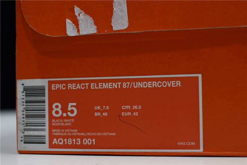 Undercover x Nike React Element 87 AQ1813-001