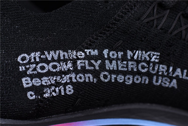 Nike x Off-White Zoom Fly Mercurial Flyknit Black  AO2115-001