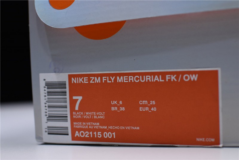Nike x Off-White Zoom Fly Mercurial Flyknit Black  AO2115-001