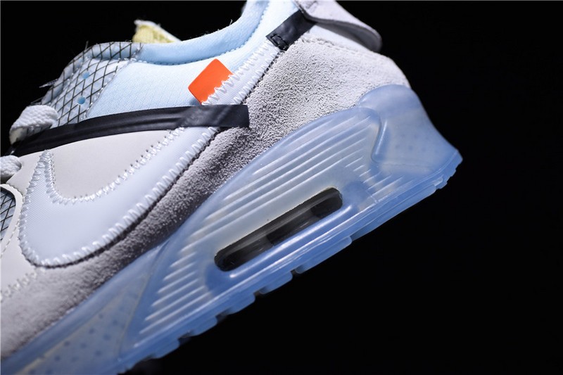 OFF-WHITE x Nike Air Max 90 Sail Muslin Virgil Abloh AA7293-100