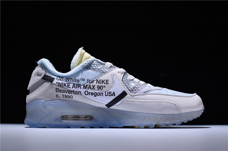 OFF-WHITE x Nike Air Max 90 Sail Muslin Virgil Abloh AA7293-100