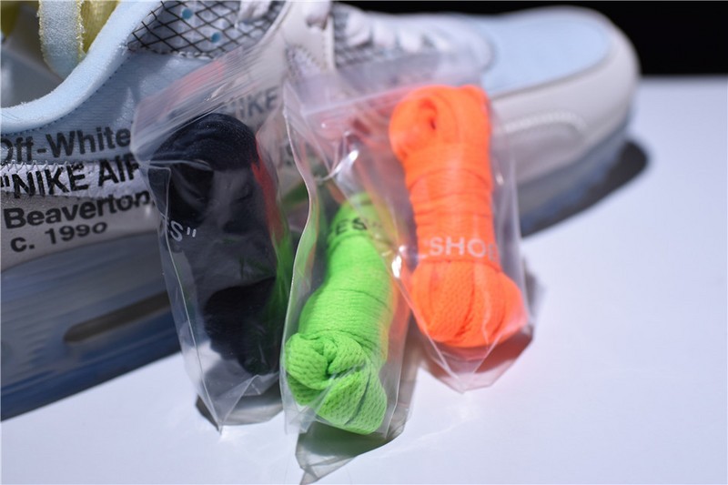 OFF-WHITE x Nike Air Max 90 Sail Muslin Virgil Abloh AA7293-100
