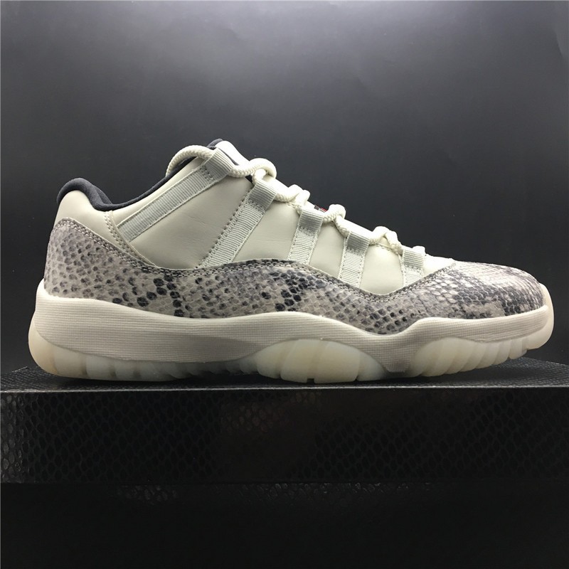 Air Jordan 11 Low Snakeskin Light Bone CD6846-002