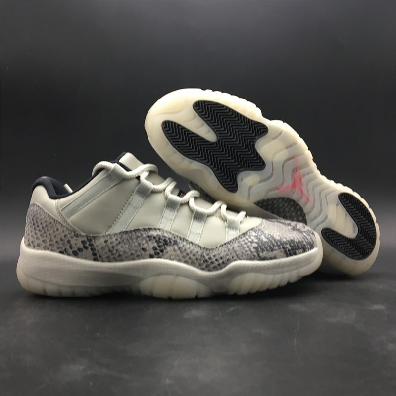 Air Jordan 11 Low Snakeskin Light Bone CD6846-002