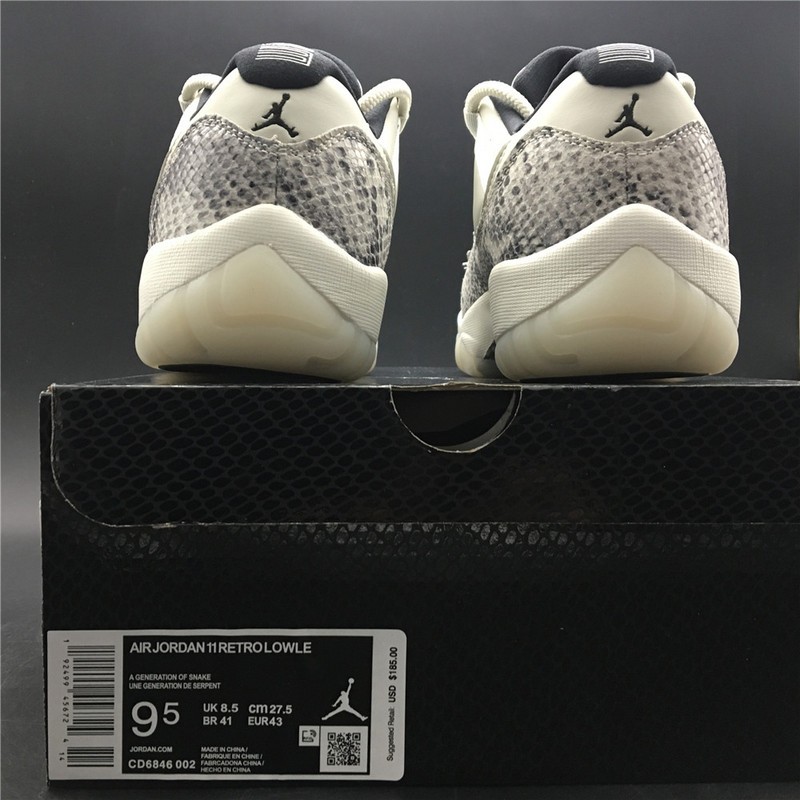 Air Jordan 11 Low Snakeskin Light Bone CD6846-002