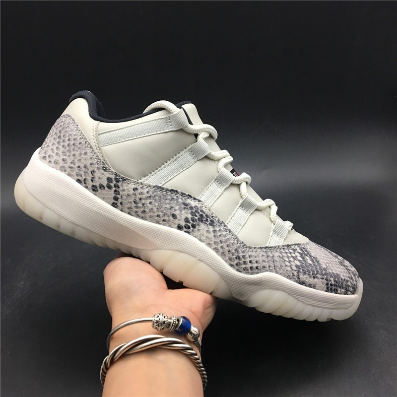 Air Jordan 11 Low Snakeskin Light Bone CD6846-002
