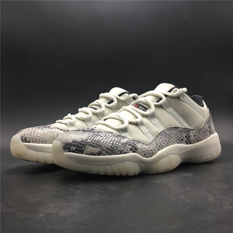 Air Jordan 11 Low Snakeskin Light Bone CD6846-002