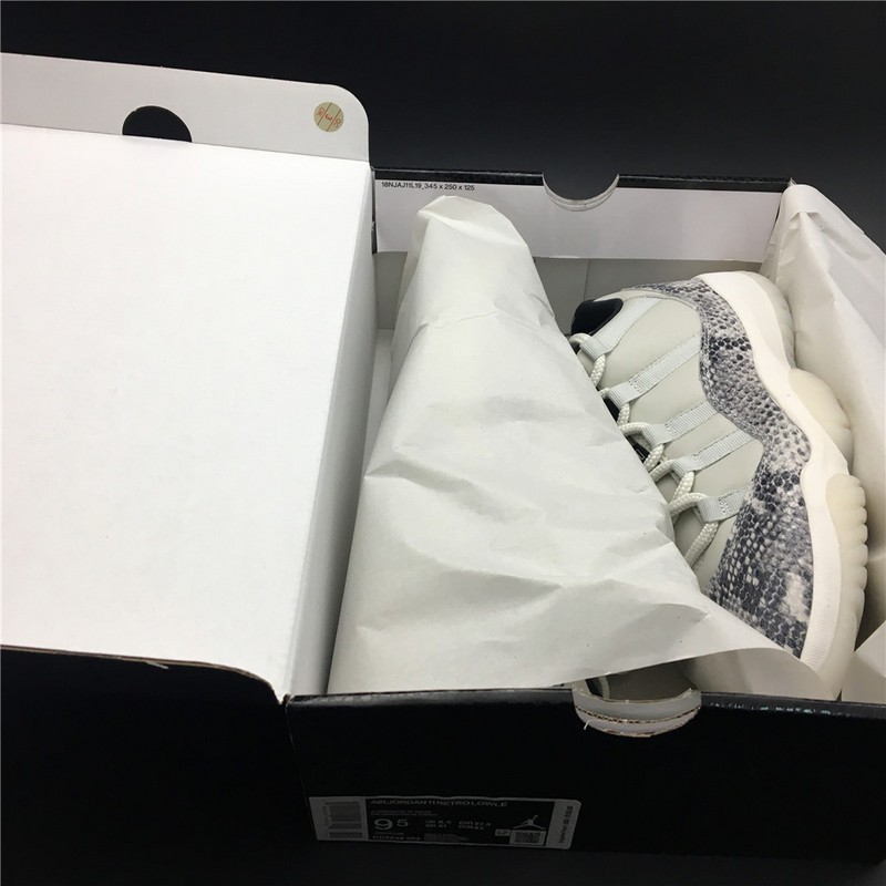 Air Jordan 11 Low Snakeskin Light Bone CD6846-002