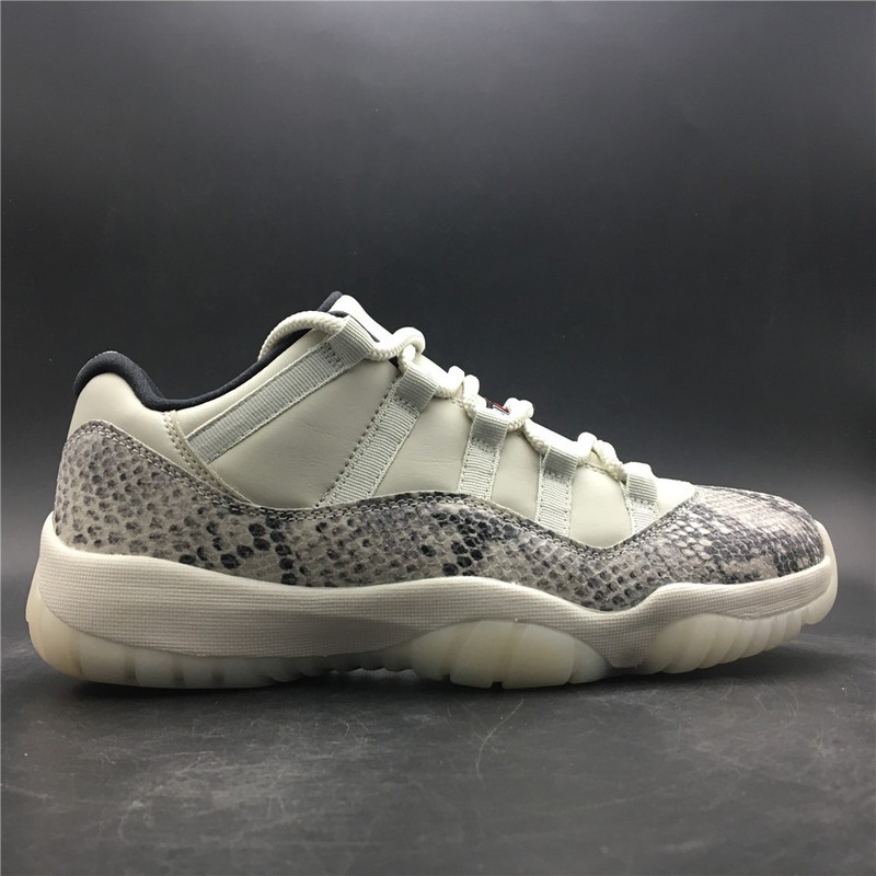 Air Jordan 11 Low Snakeskin Light Bone CD6846-002