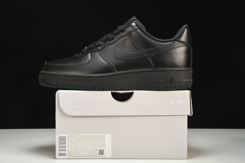 Nike Air Force 1 Low 07 Triple Black CW2288-001