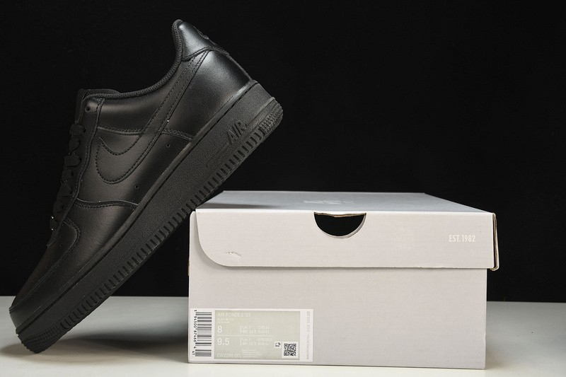 Nike Air Force 1 Low 07 Triple Black CW2288-001