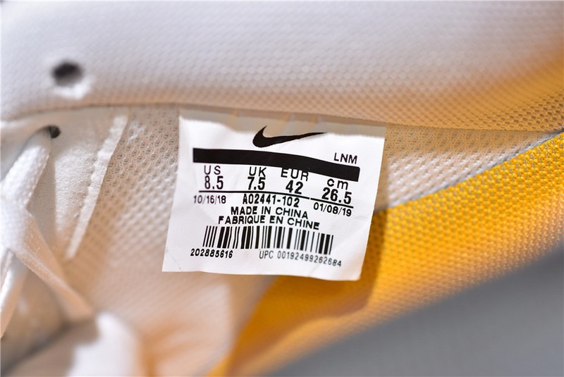 Air Force 1 Low Oversized Swoosh White Orange Peel AO2441-102