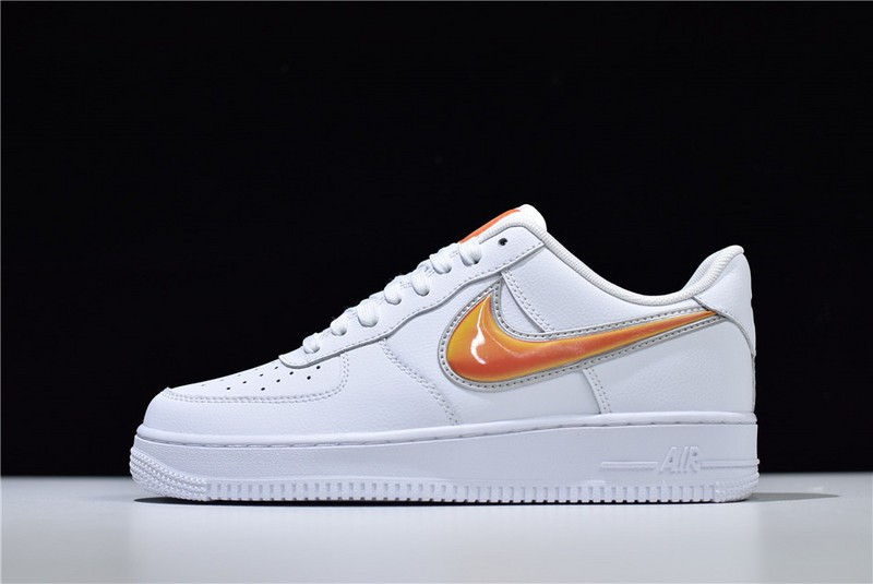 Air Force 1 Low Oversized Swoosh White Orange Peel AO2441-102