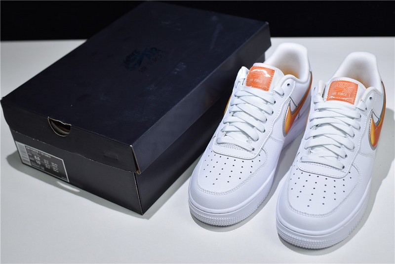 Air Force 1 Low Oversized Swoosh White Orange Peel AO2441-102