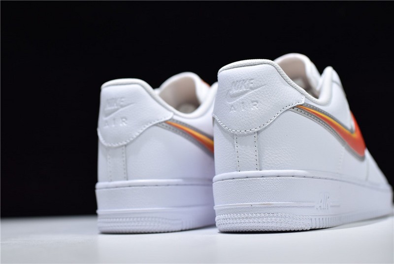 Air Force 1 Low Oversized Swoosh White Orange Peel AO2441-102