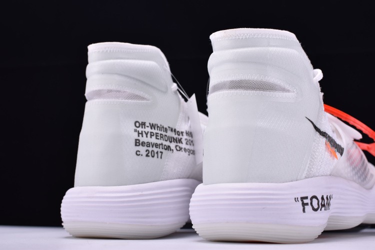 OFF-WHITE x Nike Hyperdunk 2017 FK THE TEN 10 Virgil Abloh  AJ4578-100