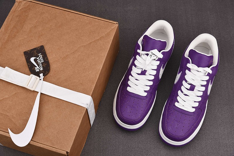 Nike Low Air Force 1 x LV purple
