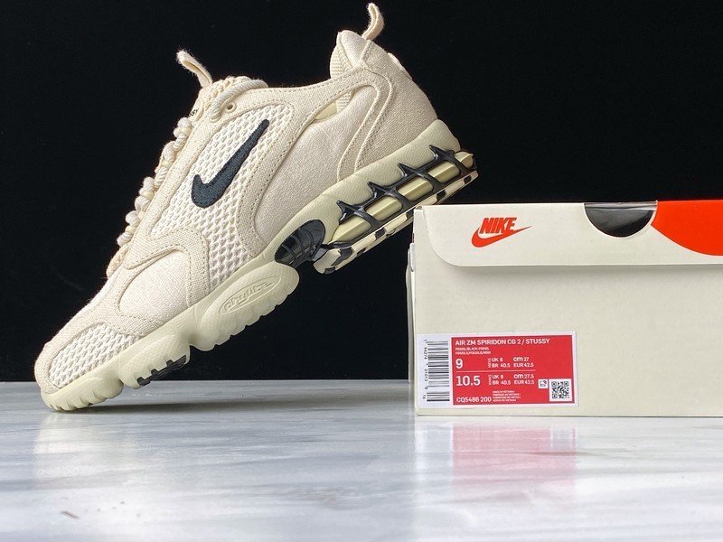 Stussy X Air Zoom Spiridon Caged "Fossil" CQ5486-200