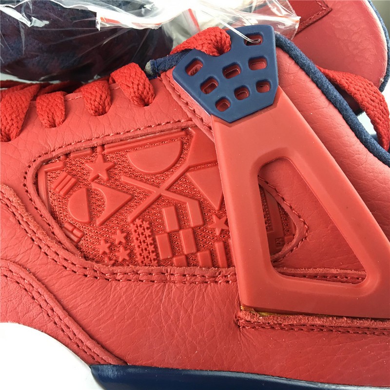 AIR JORDAN 4 RETRO World Cup League Red  CL1184-617