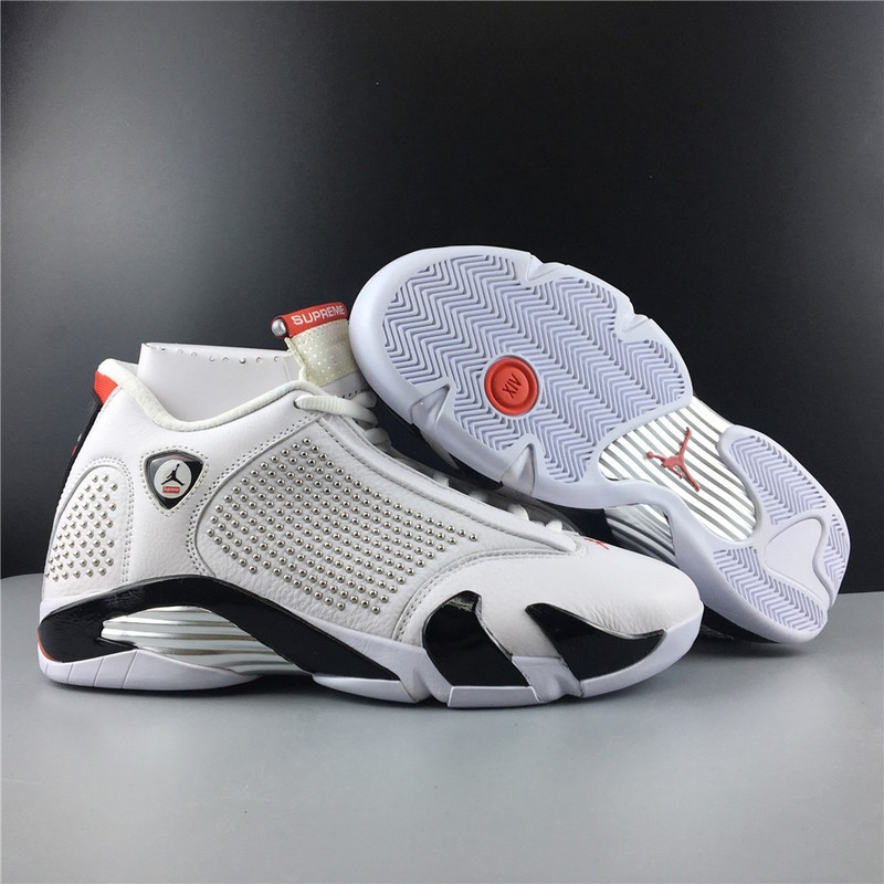 S*p*e Air Jordan 14 White University Red BV7630-106